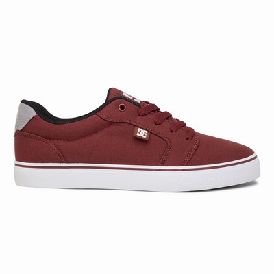 DC Anvil Men's Red Sneakers Australia RCU-931